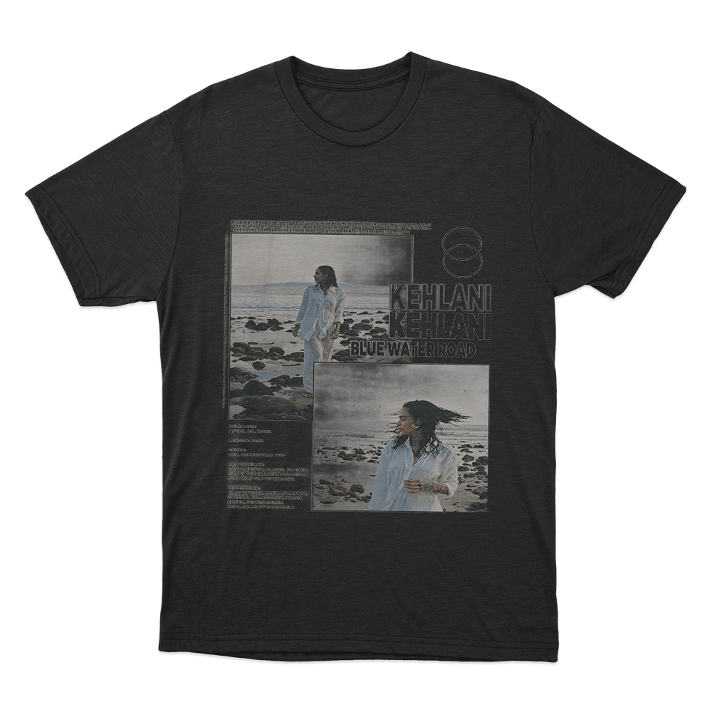 Kehlani Blue Water Road Collage Unisex T Shirt Black Kehlani Blue Water Road Collage Unisex T Shirt Black