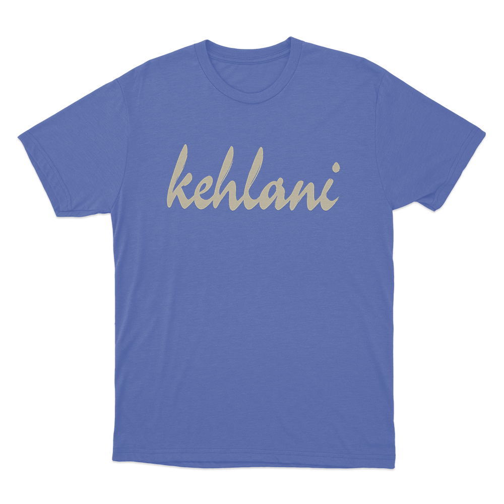 Kehlani Gold Signature Unisex T Shirt Blue Kehlani Gold Signature Unisex T Shirt Blue