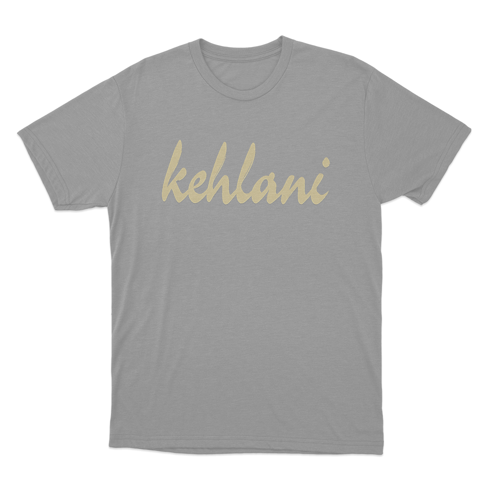 Kehlani Gold Signature Unisex T Shirt Grey Kehlani Gold Signature Unisex T Shirt Grey