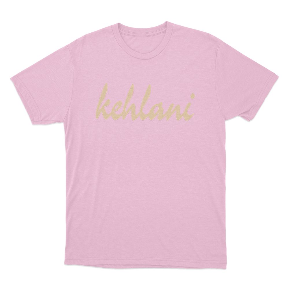Kehlani Gold Signature Unisex T Shirt Pink Kehlani Gold Signature Unisex T Shirt Pink