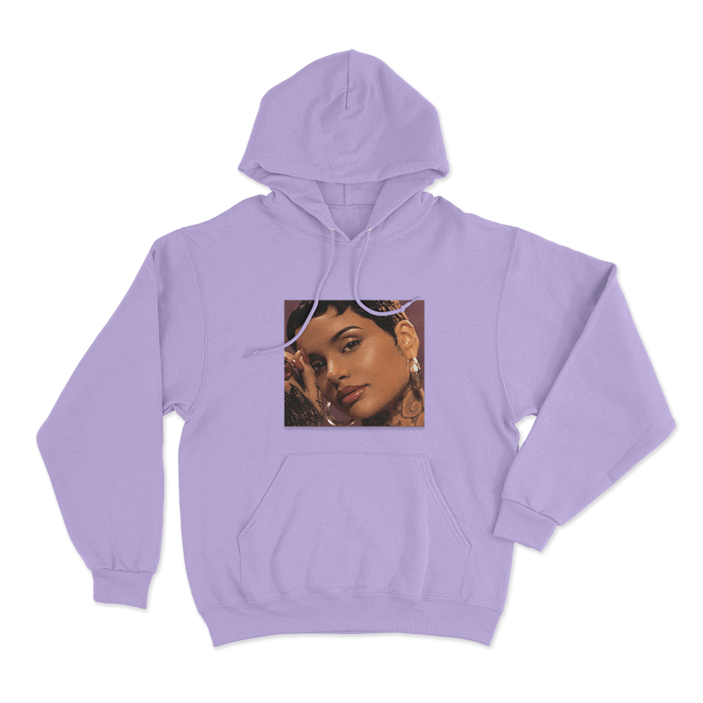 Kehlani Red Portrait Unisex Hoodie Purple Kehlani Red Portrait Unisex Hoodie Purple