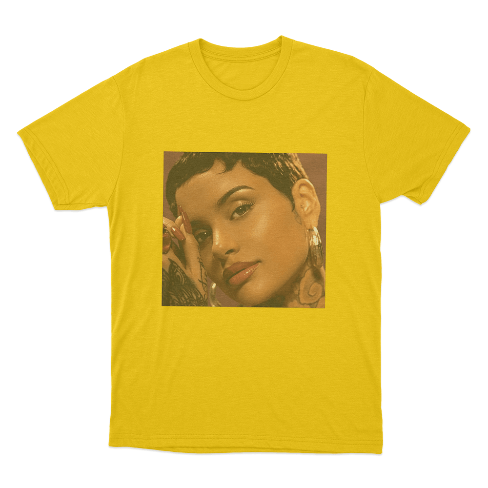 Kehlani Red Portrait Unisex T Shirt Yellow Kehlani Red Portrait Unisex T Shirt Yellow