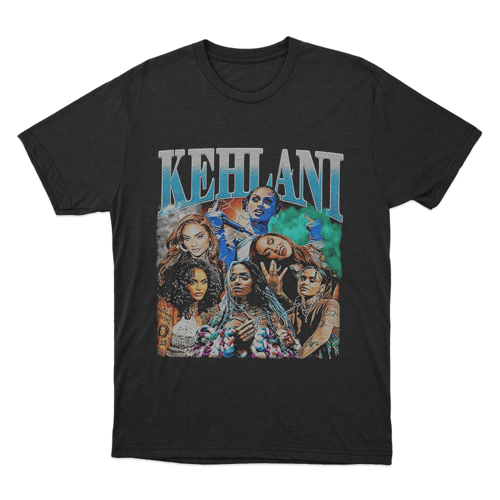 Kehlani Vintage Portrait Unisex T Shirt Black Kehlani Vintage Portrait Unisex T Shirt Black