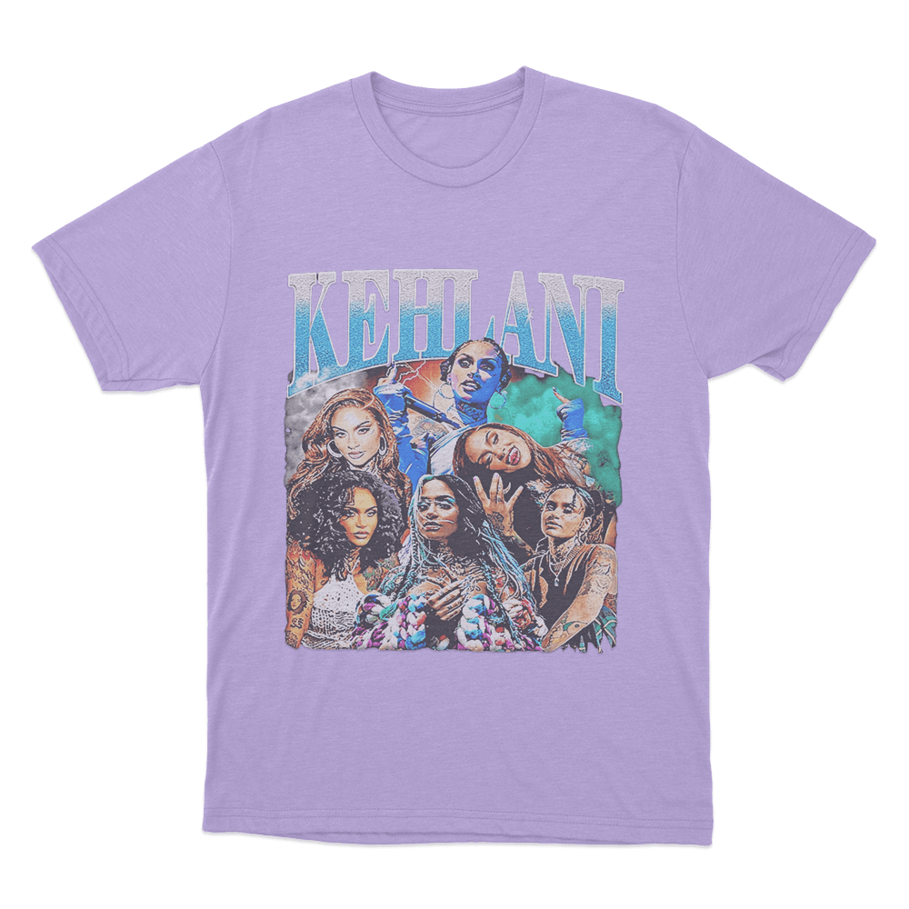 Kehlani Vintage Portrait Unisex T Shirt Purple Kehlani Vintage Portrait Unisex T Shirt Purple
